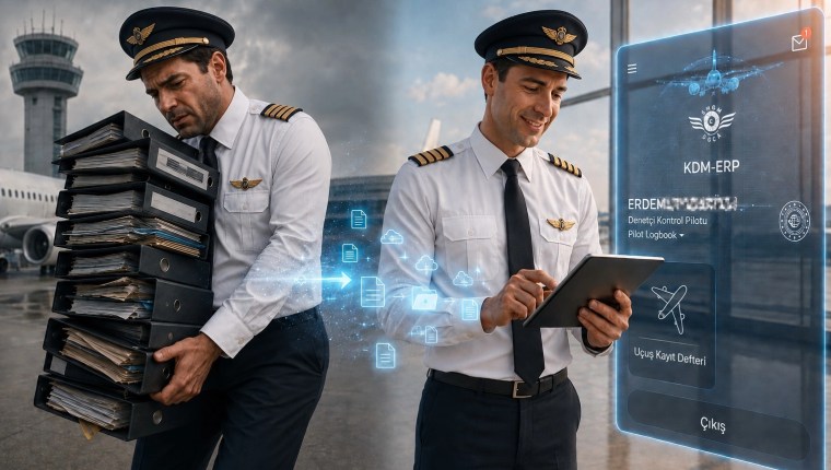 Pilotların Uçuş Kayıtları Dijitalleşiyor