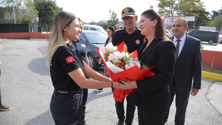 Başkan Filiz Gencan’dan İtfaiye Personeline Ziyaret