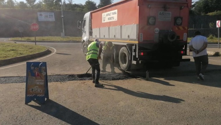 Trabzon’da Altyapı Sonrası Hızlı Yol Onarımı