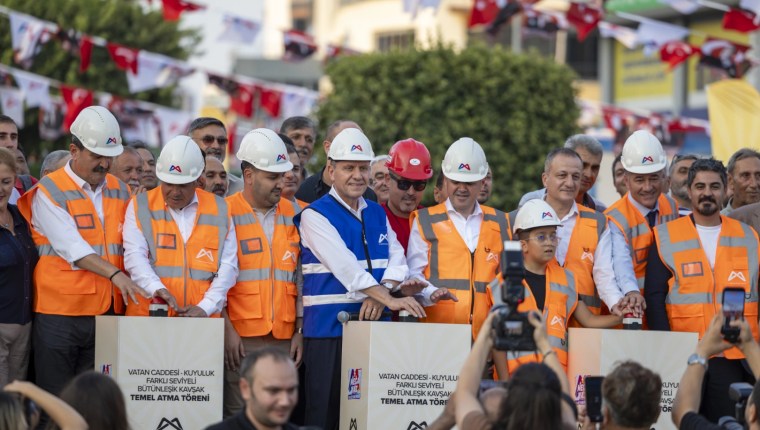 Mersin Ulaşımına Dev Proje: Vatan Caddesi-Kuyuluk Kavşağının Temeli Atıldı