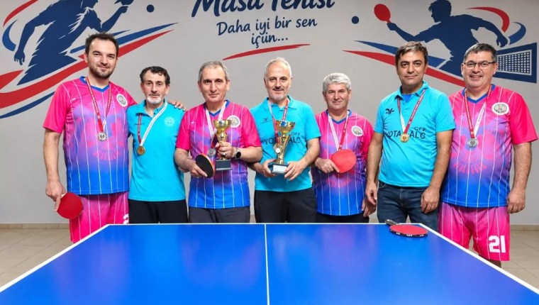 Kamu Spor Oyunları’nda Masa Tenisinde Erzurum İl Sağlık Müdürlüğü Şampiyon