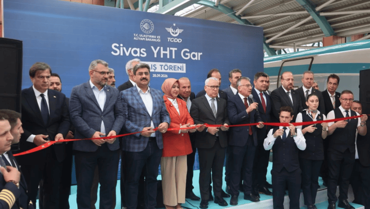 Sivas’ın Yeni YHT Garı Hizmete Açıldı