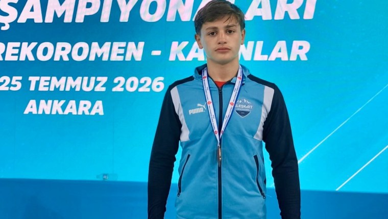 Ağrılı Sporcu Miraç Harun Yazıcı Türkiye Üçüncüsü Oldu