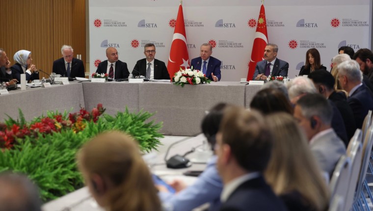 Cumhurbaşkanı Erdoğan New York’ta ABD’li Düşünce Kuruluşlarıyla Buluştu