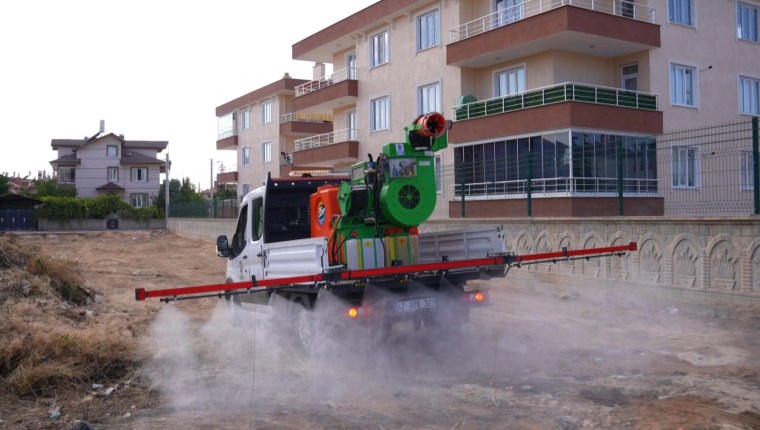 Karatay’da Haşereyle Mücadelede Hava Desteği