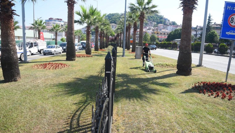 Giresun’da Park ve Bahçeler Daha Bakımlı Hale Getiriliyor