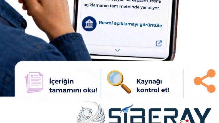 Dijital Dünyada Dezenformasyon Uyarısı: Siberay’dan Vatandaşlara "Tıklama Tuzakları" Çağrısı