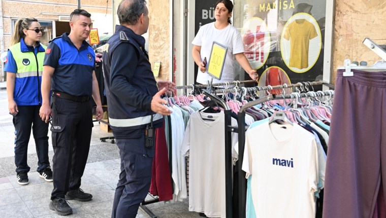 Manisa’da Ana Arterlerde Zabıta ve Polisten Ortak Denetim