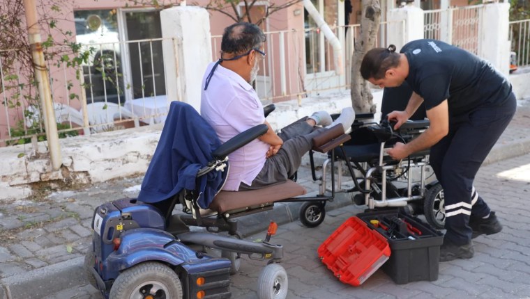 Muğla’da Engelli Bireylere Yerinde Tekerlekli Sandalye Tamir Desteği