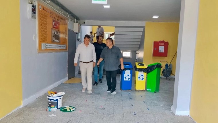 Keşan’da Okullara Yaz Bakımı: Müdür Kemik Sahada