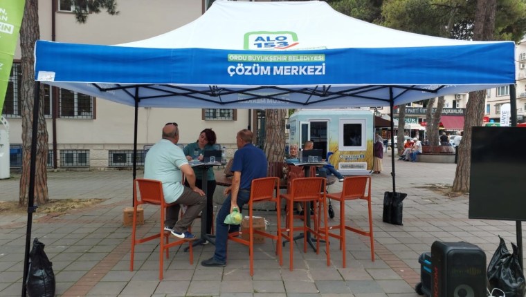 Ordu’da Çözüm Merkezi Sahada