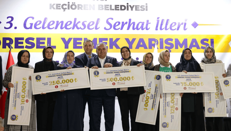 Keçiören’de Yöresel Lezzetler Yarışması Ödül Töreniyle Sona Erdi