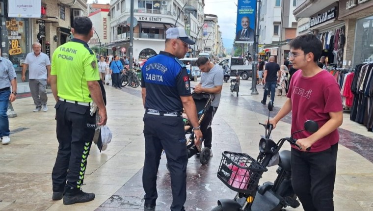 Ordu’da Yaya Alanlarında Motosiklet Denetimi