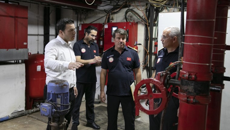 Mersin’de Otellere Yangın Güvenliği Denetimi