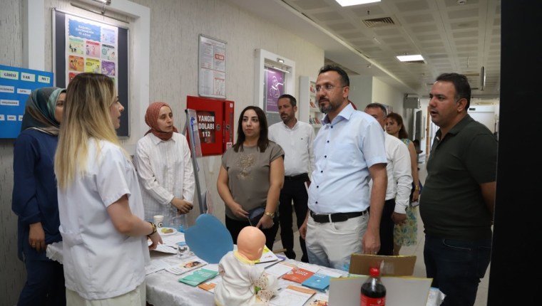 Kahta Devlet Hastanesi’nde Dünya Emzirme Haftası etkinliği