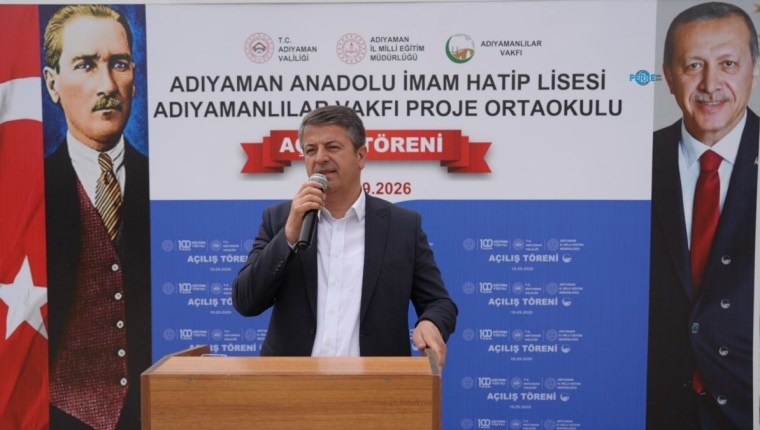Adıyamanlılar Vakfı İmam Hatip Proje Ortaokulu törenle açıldı - Videolu Haber