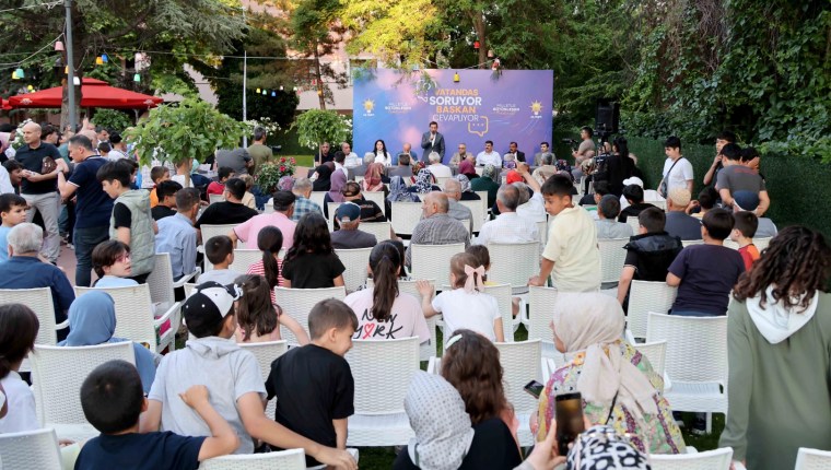 Karatay’da “Vatandaş Soruyor, Başkan Cevaplıyor” buluşması gerçekleştirildi