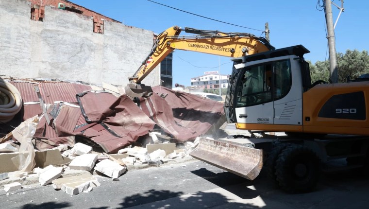 Osmangazi’de Kaçak Yapıya Geçit Yok