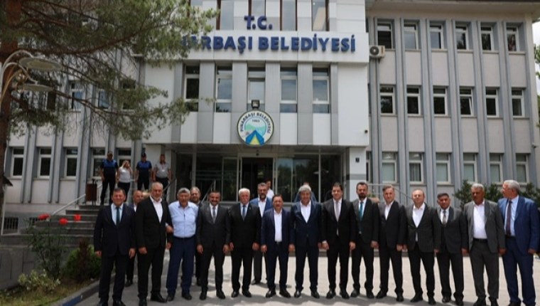 Kayseri Heyetinden Pınarbaşı’na Çalışma Ziyareti