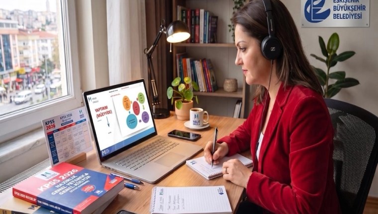 Eskişehir’den KPSS Adaylarına Online Destek