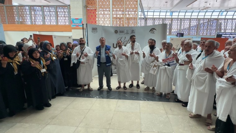 Konya’da Vefa Umresi’nin İkinci Kafilesi Kutsal Topraklara Uğurlandı