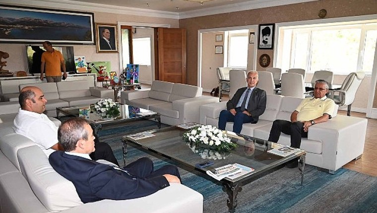 Başkan Topaloğlu, ATSO Başkanı Hacısüleyman ile bir araya geldi