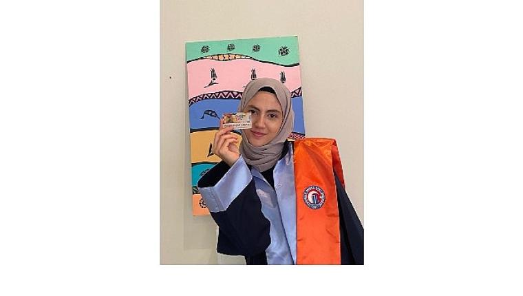 Engelli Emine'nin kep takma hayali gerçek oldu