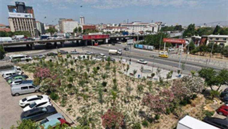 Eski Benzinlik yeşile dönüştü