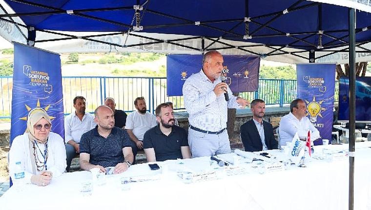 Başkan Sandıkçı Toptepe'de: Vatandaşların Taleplerini Dinledi 