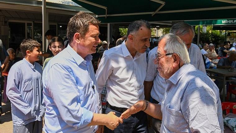 Başkan Aydın Vatandaşlarla Sahada Omuz Omuza