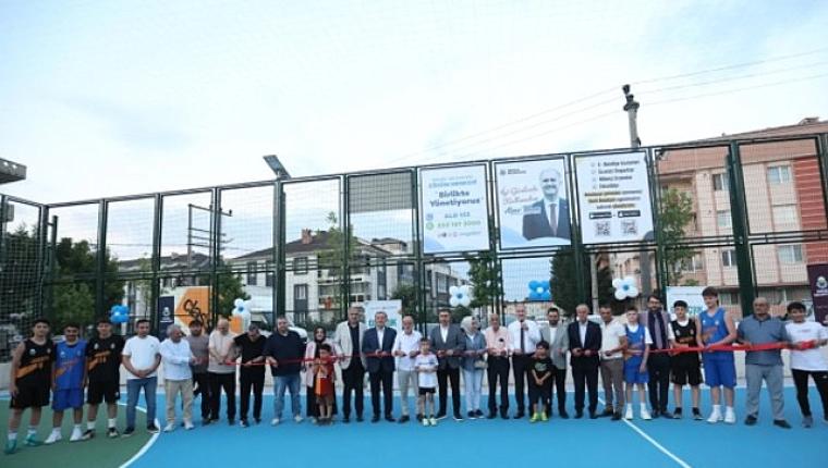 Süleymaniye Mahallesinde Yeni Semt Sahası Törenle Açıldı