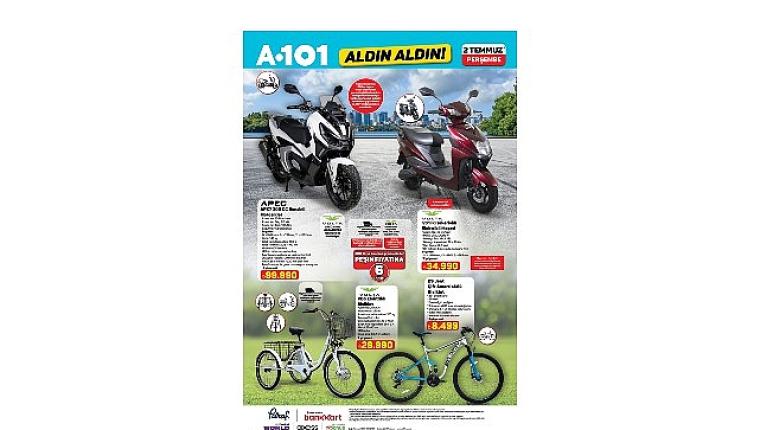 2 Temmuz'da Kaçırılmayacak Mobilite Fırsatları A101'de