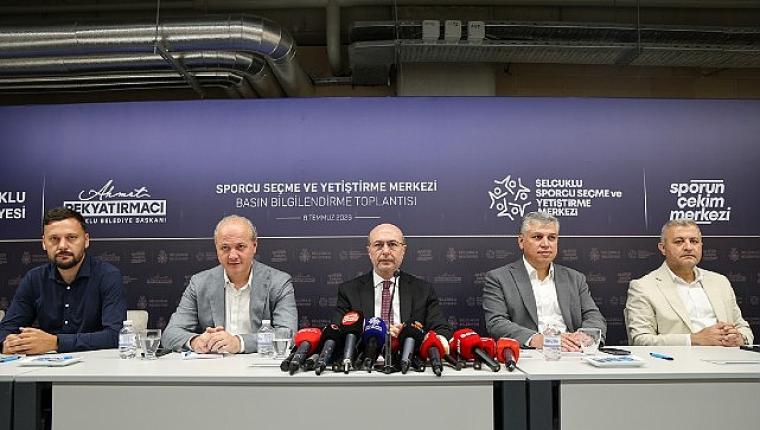 Başkan Pekyatırmacı Basın Mensuplarına Sporcu Seçme ve Yetiştirme Merkezi'ni Tanıttı