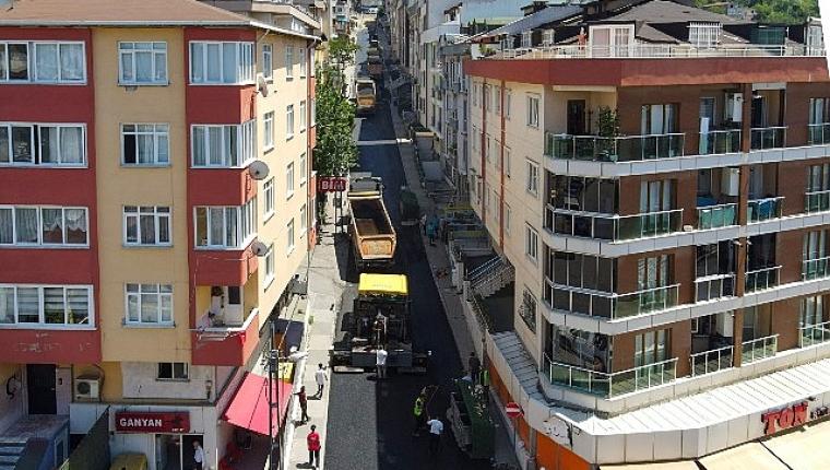 Maltepe'de Asfalt Çalışmaları Sürüyor