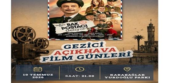 Gezici Açıkhava Film Günleri Karabağlar'da başlıyor