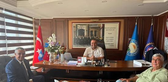 Başkan Topaloğlu'ndan Özdemir'e hayırlı olsun ziyareti