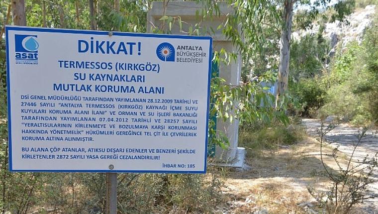 ASAT'tan Kırkgöz su kaynaklarına kararlı koruma