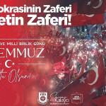 Belediye Başkanı Savaş Kalaycı'nın 15 Temmuz Mesajı