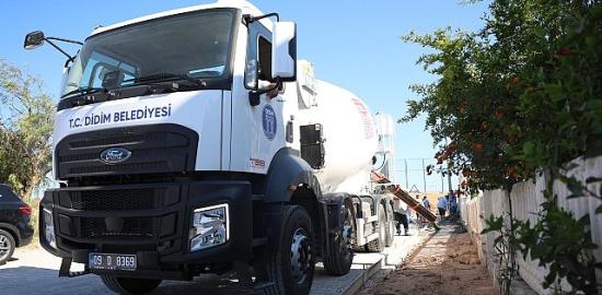 Didim Belediyesi'nin Yeni Beton Mikseri Görev Başında