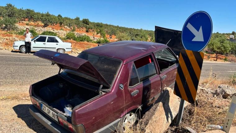 Besni’de refüje devrilen otomobildeki 3 kişi yaralandı