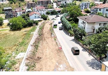Selahattin Eyyubi Caddesi'nde 2. etapta sona doğru