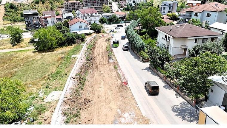 Selahattin Eyyubi Caddesi'nde 2. etapta sona doğru