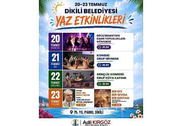 Dikili'de yaz etkinlikleri coşkusu başlıyor!