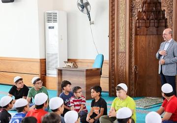 Başkan Pekyatırmacı Yaz Kur'an Kursları'nda Çocuklarla Buluştu