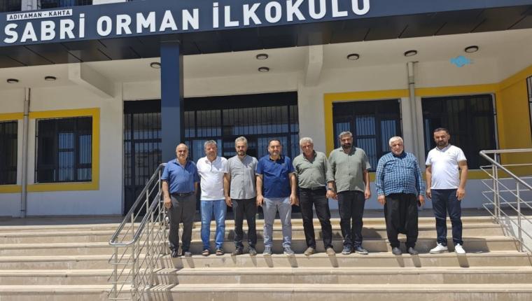 Başkan Hüseyin Teke’den Sabri Orman İlkokulu’na eğitim ve dayanışma ziyareti