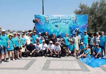 Foça'da Kapsamlı Deniz ve Kıyı Temizliği: "Denizden Çıkanlar İnsanlığın İzleri" Sergileniyor