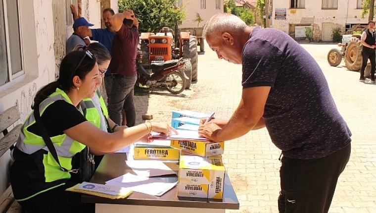 Büyükşehir'den selden etkilenen üreticilere destek