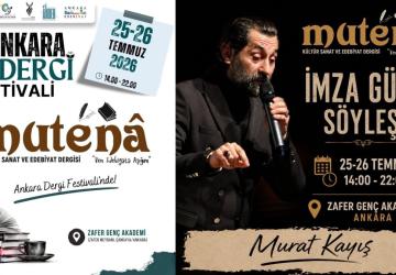 Ankara Dergi Festivali başlıyor: Mutenâ Dergisi Adıyaman’ı temsil edecek