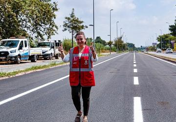 Rauf Denktaş ve Bülent Ecevit Bulvarı yolları asfaltlanıyor