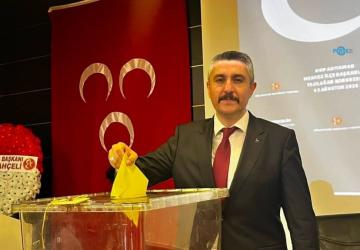 MHP Adıyaman Merkez İlçe Kongresi'nde Selçuk Aslancan yeniden başkan seçildi